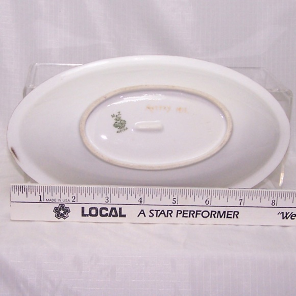 VTG-MZ Austria Altrohlau Porcelain Celery Dish (c. 1884-1909) - Picture 4 of 6